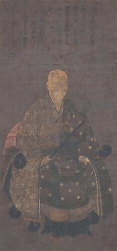 絹本著色虎関師錬画像の写真