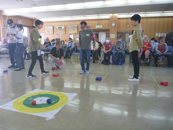 ボッチャ体験
