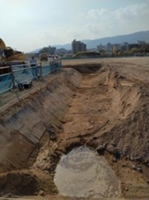 新体育館建設予定地付近