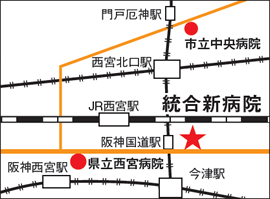 画像:統合新病院建設予定地 画像:統合新病院建設予定地
