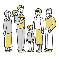 家族のイラスト