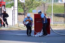 屋内消火栓操法放水