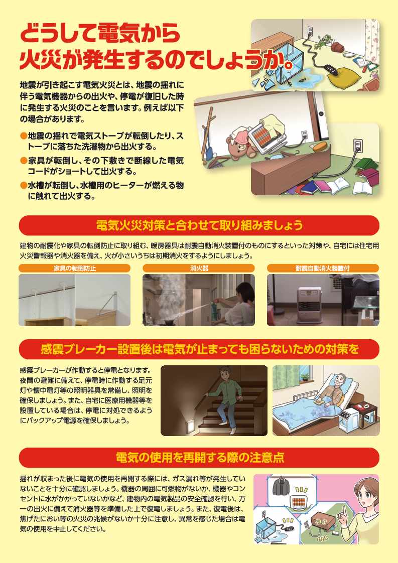 感震ブレーカーチラシ2枚目