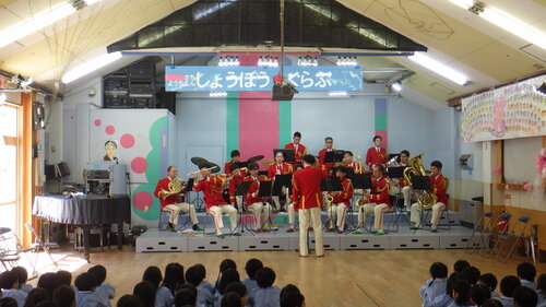 消防音楽隊コンサートのようす