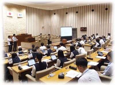 市立西宮訪問の様子（スナップ写真）2025年